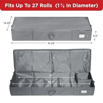 Premium Wrapping Paper Storage Container for Easy Organization