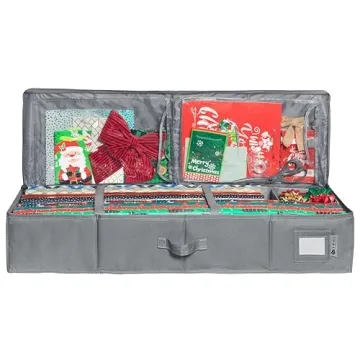 Premium Wrapping Paper Storage Container for Easy Organization