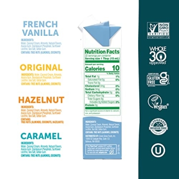 nutpods Dairy-Free Creamer Variety Pack for Coffee Lovers