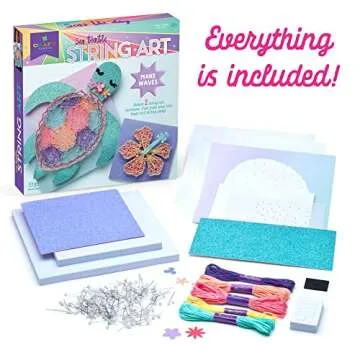 Craft-tastic — String Art Sea Turtle for 2 Fun Craft Projects — Sea Turtle and Hibiscus Flower ?...