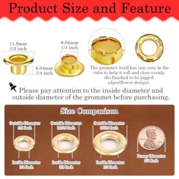 803Pcs Grommet Eyelet Pliers Kit for Crafts