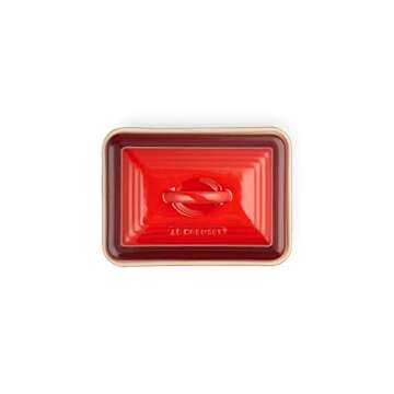 Le Creuset Stoneware Butter Dish - Cerise Color