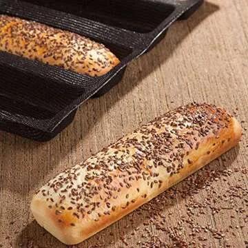Silicone Hot Dog Bun Mold - Non-Stick Baking Tool