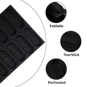Silicone Hot Dog Bun Mold - Non-Stick Baking Tool