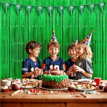 KatchOn Green Streamers - 3.2x8 Feet Party Decorations