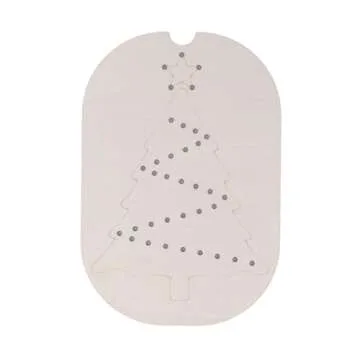 Christmas Tree Pattern Wooden Peg Puzzle Game Board, Early Education Fine Motor Training Sensory Board Game for Stress Anxiety Relief