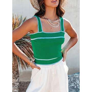 Stylish Dokotoo Women's Cropped Tank Top for Summer