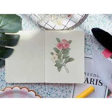 Floral Washi Planner Sticker Set for Journals and Crafts