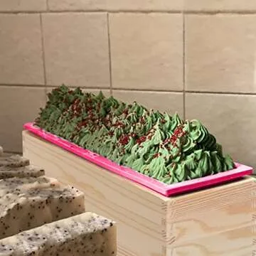 Soap Loaf Box, 42 oz Soap Box for Soap Making with Wooden Boxes, Set of 4, Soap Bar Box Can Be Used for Homemade Soap Produce, Soap Making, Ideal Size and Large Capacity, by GNIEMCKIN