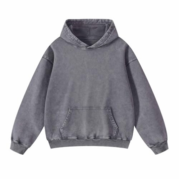 Ystävä Vintage Oversized Hoodie for Men - Trendy Style