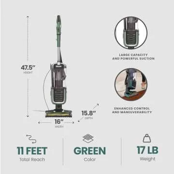 SHARK ZU51 Navigator Pet Vacuum - Ultimate Cleaning Power