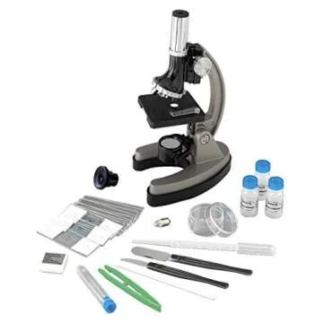 Educational Insights GeoSafari MicroPro 95-Piece Microscope Set, Prepared Slides, Instruction and Activity Guide, Ages 8 and up