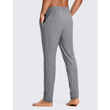 CRZ YOGA Men's Super-Soft Lounge Pants with Pockets