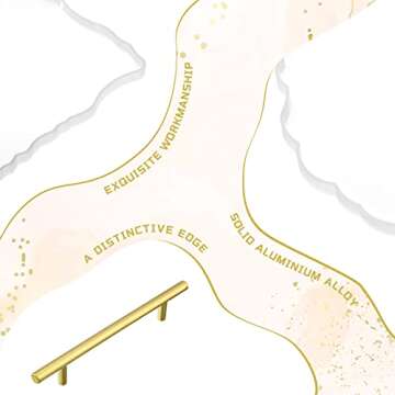 6 Pcs Large Resin Tray Molds with Gold Handles Set