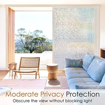 rabbitgoo Colorful Window Film for Privacy and Beauty