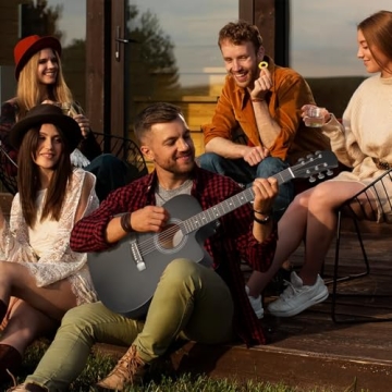 Ktaxon 41 Inch Beginner Acoustic Guitar Full Kit with Accessories