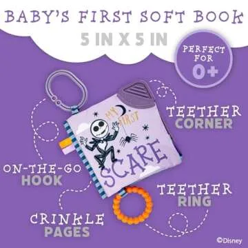 Disney Nightmare Before Christmas Baby Crinkle Book