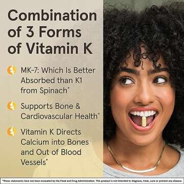 Jarrow K-Right - Vitamin K-Complex for Bone & Heart Health