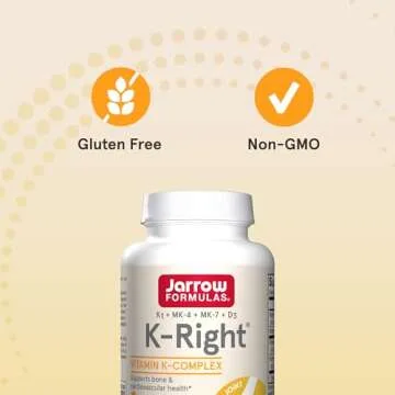 Jarrow K-Right - Vitamin K-Complex for Bone & Heart Health