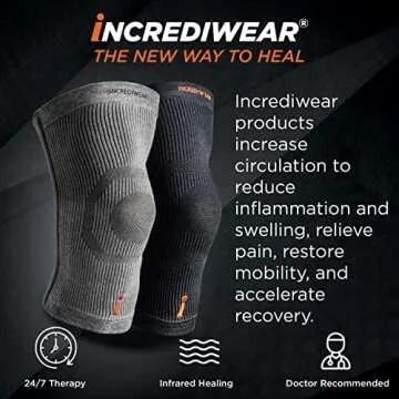 Incrediwear Knee Sleeve – Knee Braces for Knee Pain, Joint Pain Relief, Swelling, Inflammation Rel...