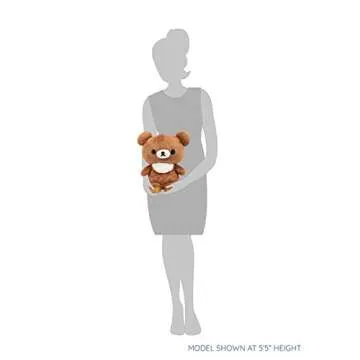 Rilakkuma Chairoikoguma (Kogumachan) San-X Original Plush - Adorable and Soft, Perfect for All Ages!
