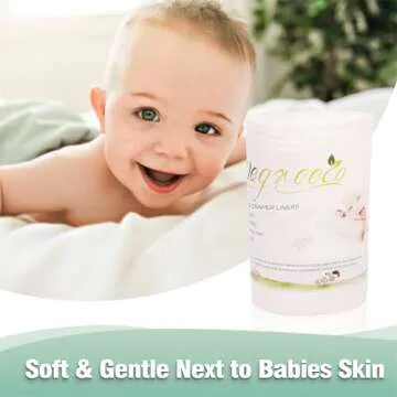 Wegreeco Unscented Biodegradable Diaper Liners 100 Sheets