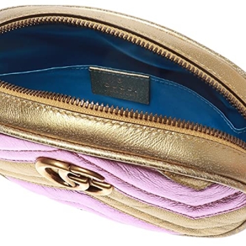 Gucci Marmont 2.0 Leather Belt Bag in Rose Pink Gold