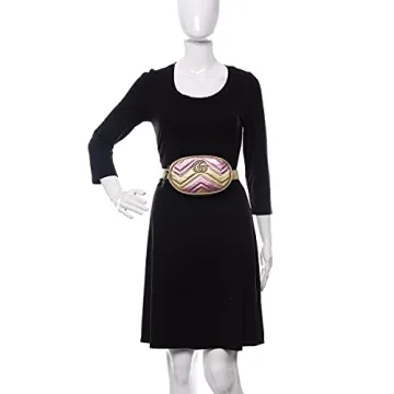 Gucci Marmont 2.0 Leather Belt Bag in Rose Pink Gold