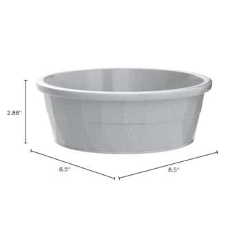 Pureness Heavyweight Large Crock Dish, 52-Ounce, Colors May Vary
