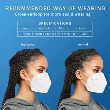 Hotodeal KN95 Face Mask Pack of 20 for Ultimate Protection