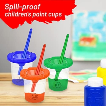 Kids Painting Set: Non Toxic Washable Paint for Fun