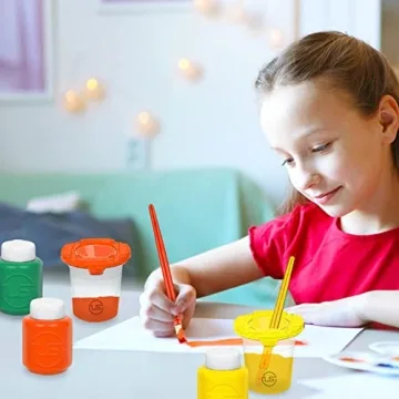 Kids Painting Set: Non Toxic Washable Paint for Fun