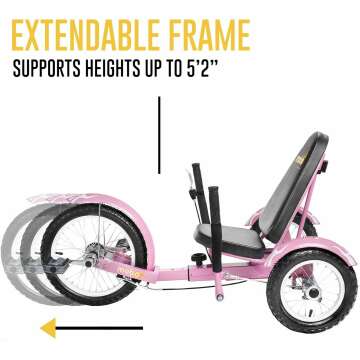 Mobo Triton Pedal Go Kart for Kids - 3 Wheels Fun