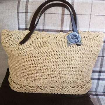 Nature's Cotton Raffia Fibre Summer Sun Hat & Accessory Kit - Dark Gray, 280m/306yds