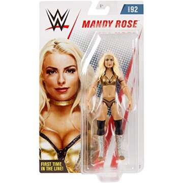 WWE Mandy Rose Action Figure - Authentic 6" Collectible