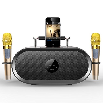 K666 Karaoke Machine - Powerful Sound & Wireless Mics