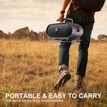 K666 Karaoke Machine - Powerful Sound & Wireless Mics