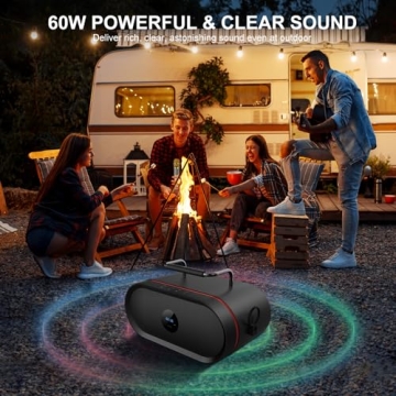 K666 Karaoke Machine - Powerful Sound & Wireless Mics