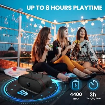 K666 Karaoke Machine - Powerful Sound & Wireless Mics