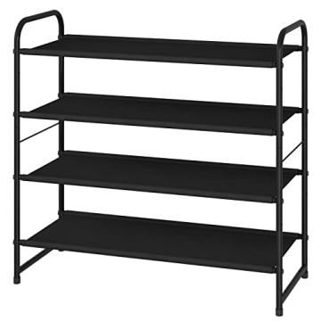 Simple Trending 4-Tier Shoe Rack for Organized Living