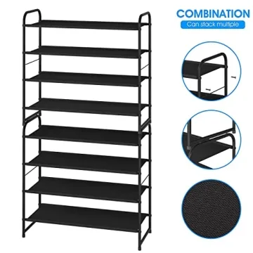 Simple Trending 4-Tier Shoe Rack for Organized Living