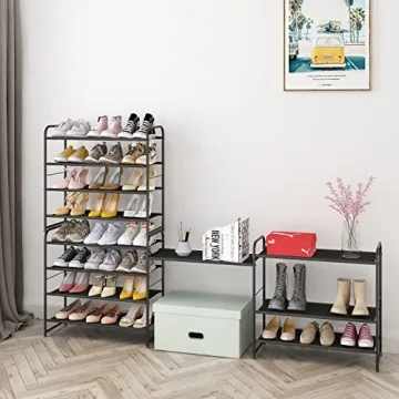 Simple Trending 4-Tier Shoe Rack for Organized Living