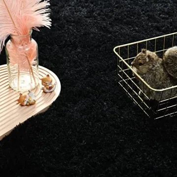 Andecor Soft Fluffy Bedroom Rug for Cozy Home Decor