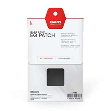 Evans EQ Double Pedal Patch for Ultimate Drum Protection