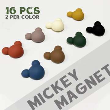 16 Cute and Colorful Mickey Mouse Magnets for Everyone