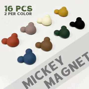 16 Cute and Colorful Mickey Mouse Magnets for Everyone