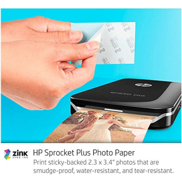 HP Sprocket Plus Wireless Photo Printer for Smartphones