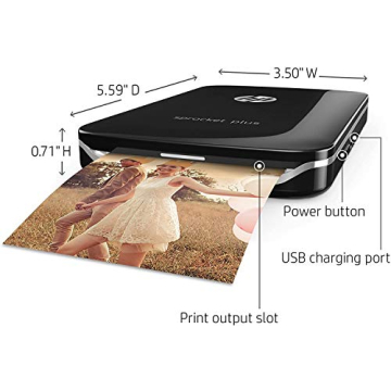 HP Sprocket Plus Wireless Photo Printer for Smartphones