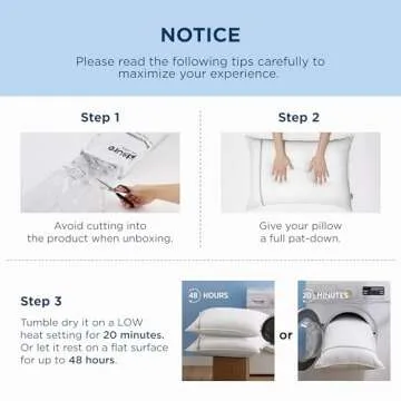 Bedsure Queen Size Hotel Pillows - Soft & Supportive Set