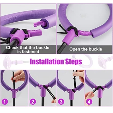 Chridark Ankle Skip Ball with LED Flash Wheel for Kids